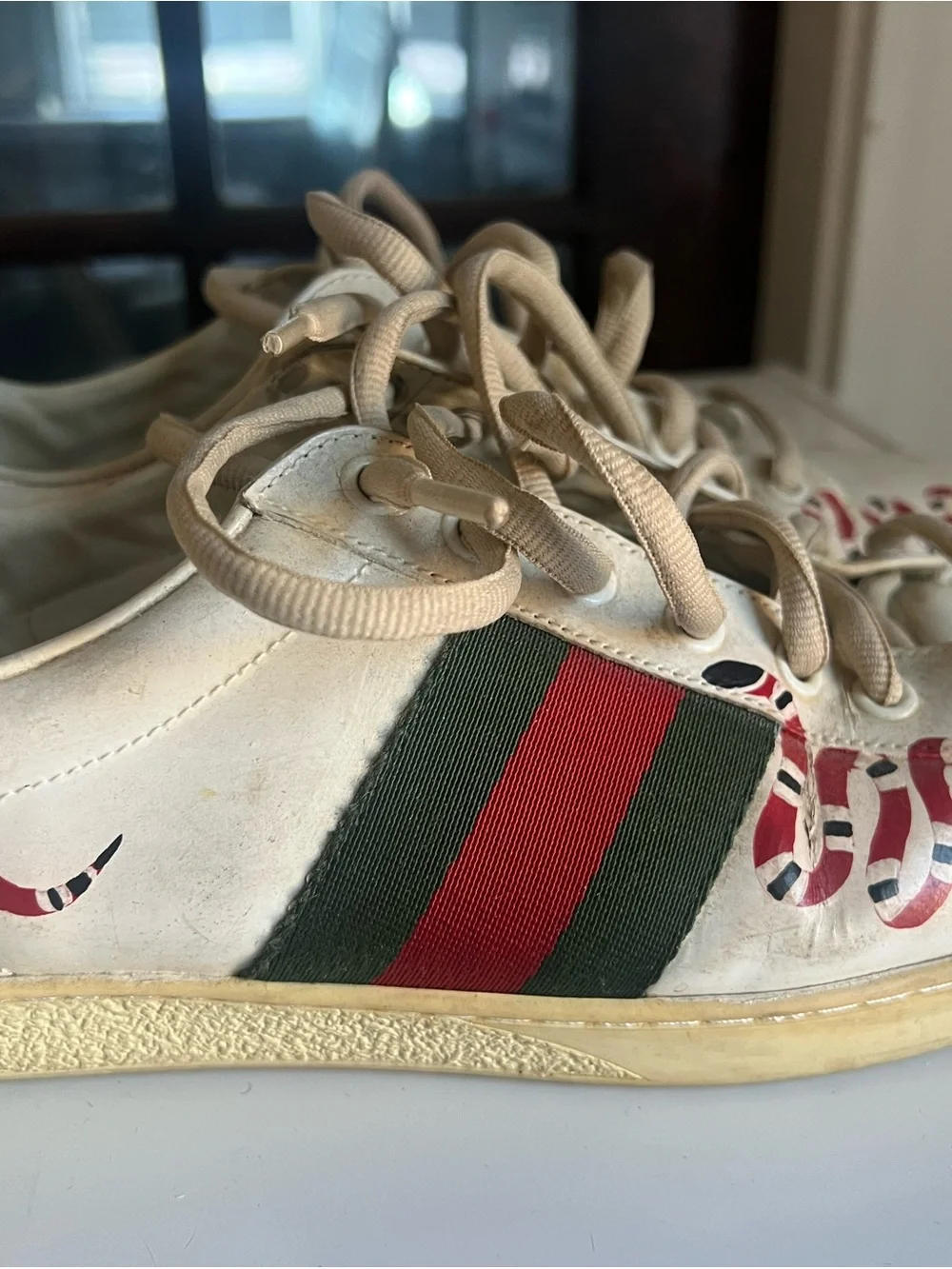 Customized Gucci Ace sneakers - Picture 2 of 4